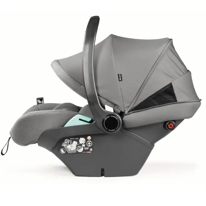 Peg Perego Veloce Elite Town Country Travel System i-Size Highchair Bundle - Mercury Peg Perego