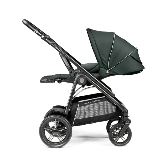 Peg Perego Veloce Elite Town Country Travel System i-Size Highchair Bundle - Metal Peg Perego