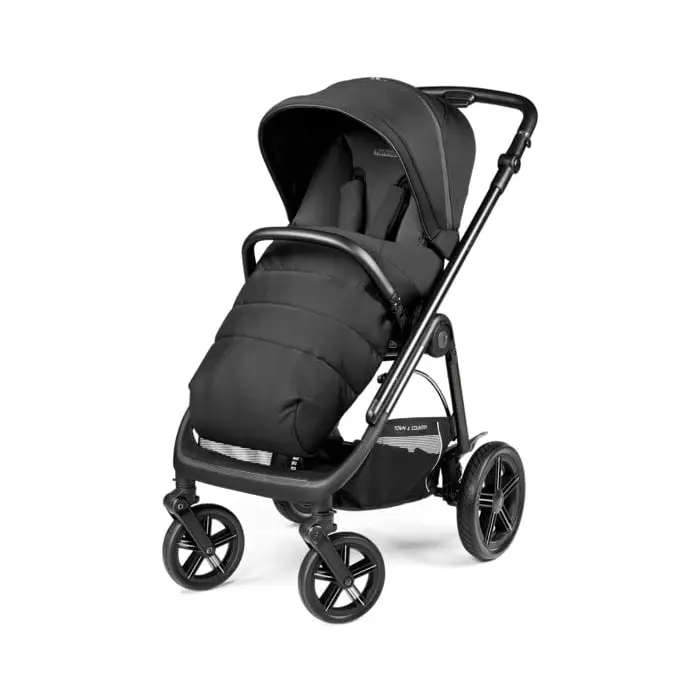 Peg Perego Veloce Elite Town Country Travel System i-Size Highchair Bundle -True Black Peg Perego