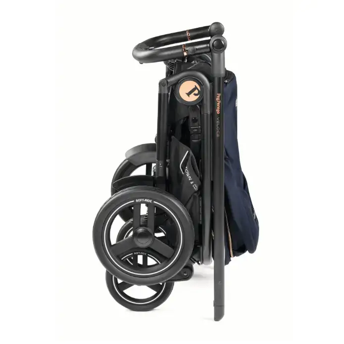 Peg Perego Veloce Elite Town Country Travel System i-Size Highchair Bundle - Blue Shine Peg Perego
