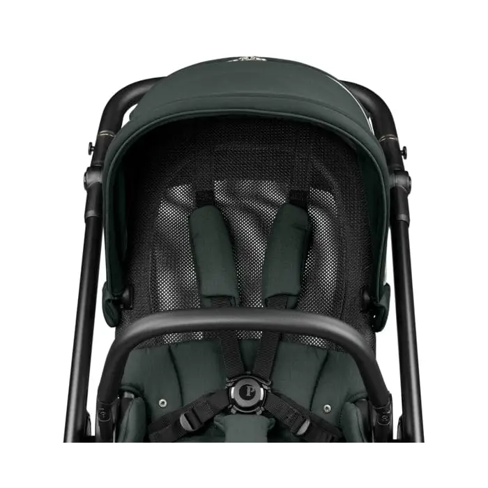 Peg Perego Veloce Elite Travel System 360 Twist i-Size Highchair Bundle - Metal Peg Perego