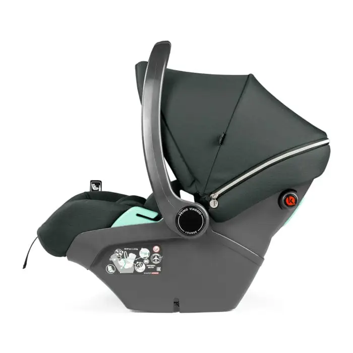 Peg Perego Veloce Elite Travel System 360 Twist i-Size Highchair Bundle - Metal Peg Perego
