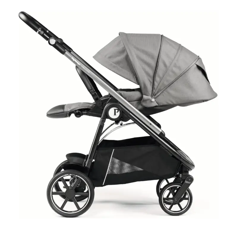 Peg Perego Veloce Elite Travel System 360 Twist i-Size Highchair Bundle - Mercury Peg Perego