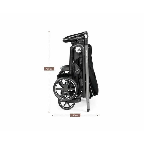 Peg Perego Veloce Elite Travel System i-Size 360 Bundle With Highchair - Blue Shine Peg Perego