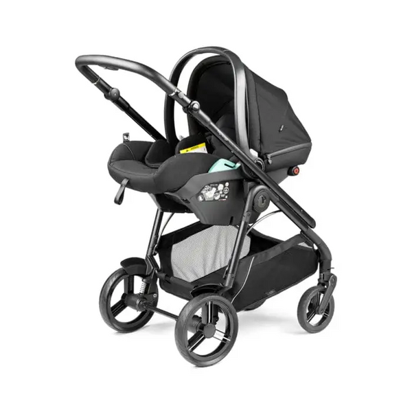 Peg Perego Veloce Elite Travel System i-Size 360 Bundle With Highchair - True Black Peg Perego