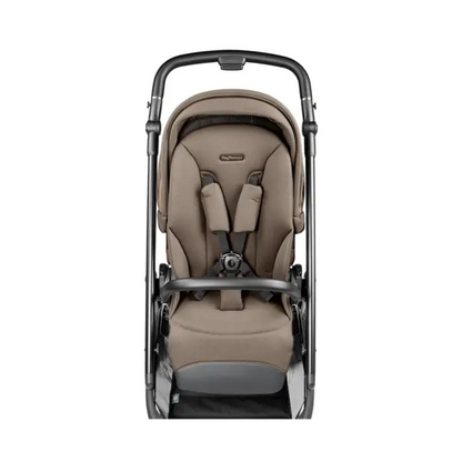 Peg Perego Veloce Elite Travel System i-Size 360 Bundle With Highchair - Pine Bark Peg Perego