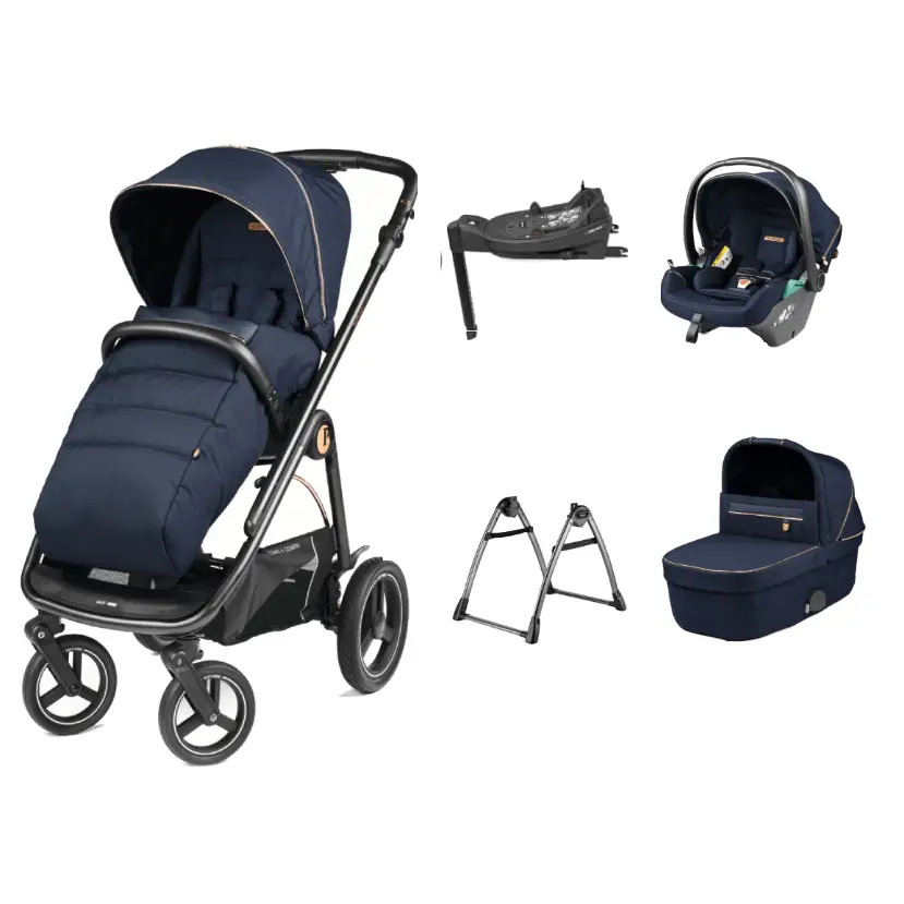Peg Perego Veloce Lite Town Country Travel System i-Size 360 Bundle - Blue Shine Peg Perego