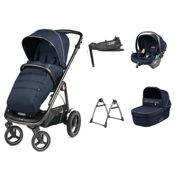 Peg Perego Veloce Lite Town Country Travel System i-Size 360 Bundle - Blue Shine Peg Perego