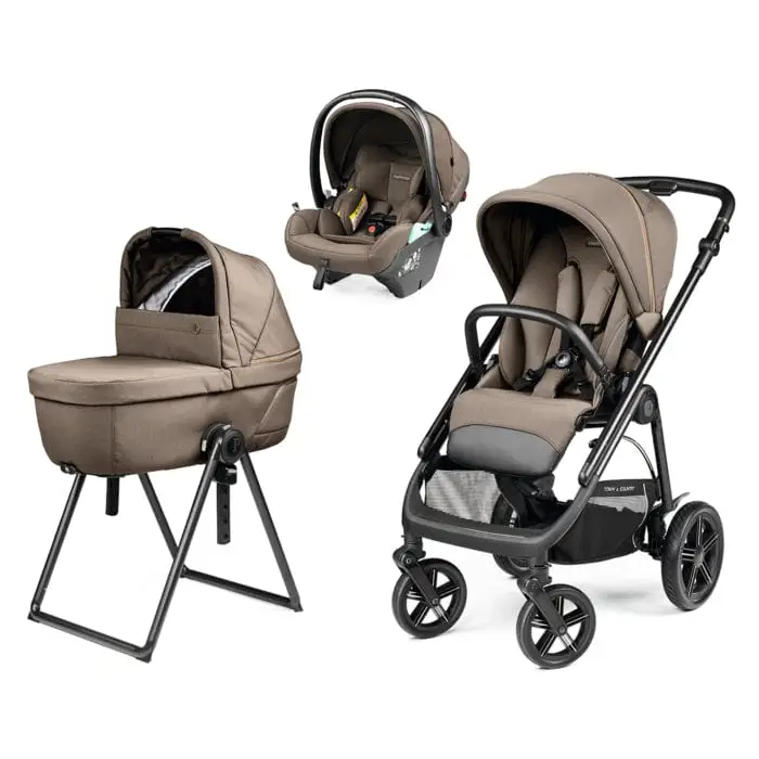 Peg Perego Veloce Lite Town Country Travel System i-Size Bundle - Pine Bark Peg Perego