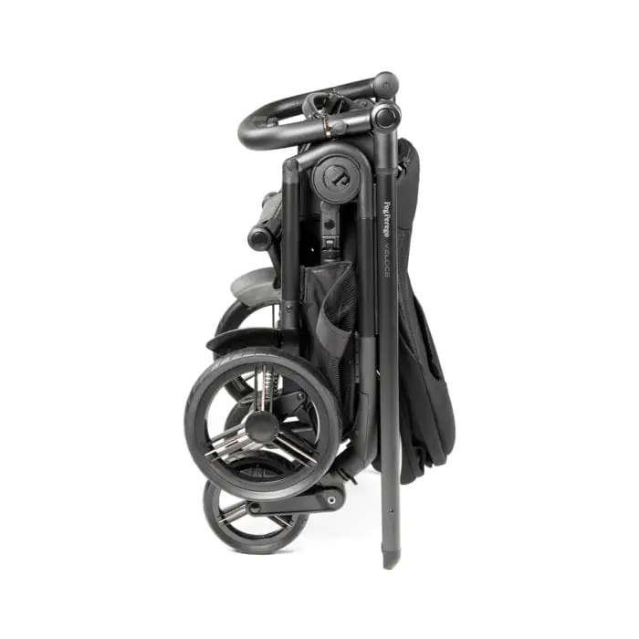 Peg Perego Veloce Elite Travel System i-Size 360 Bundle With Highchair - True Black Peg Perego