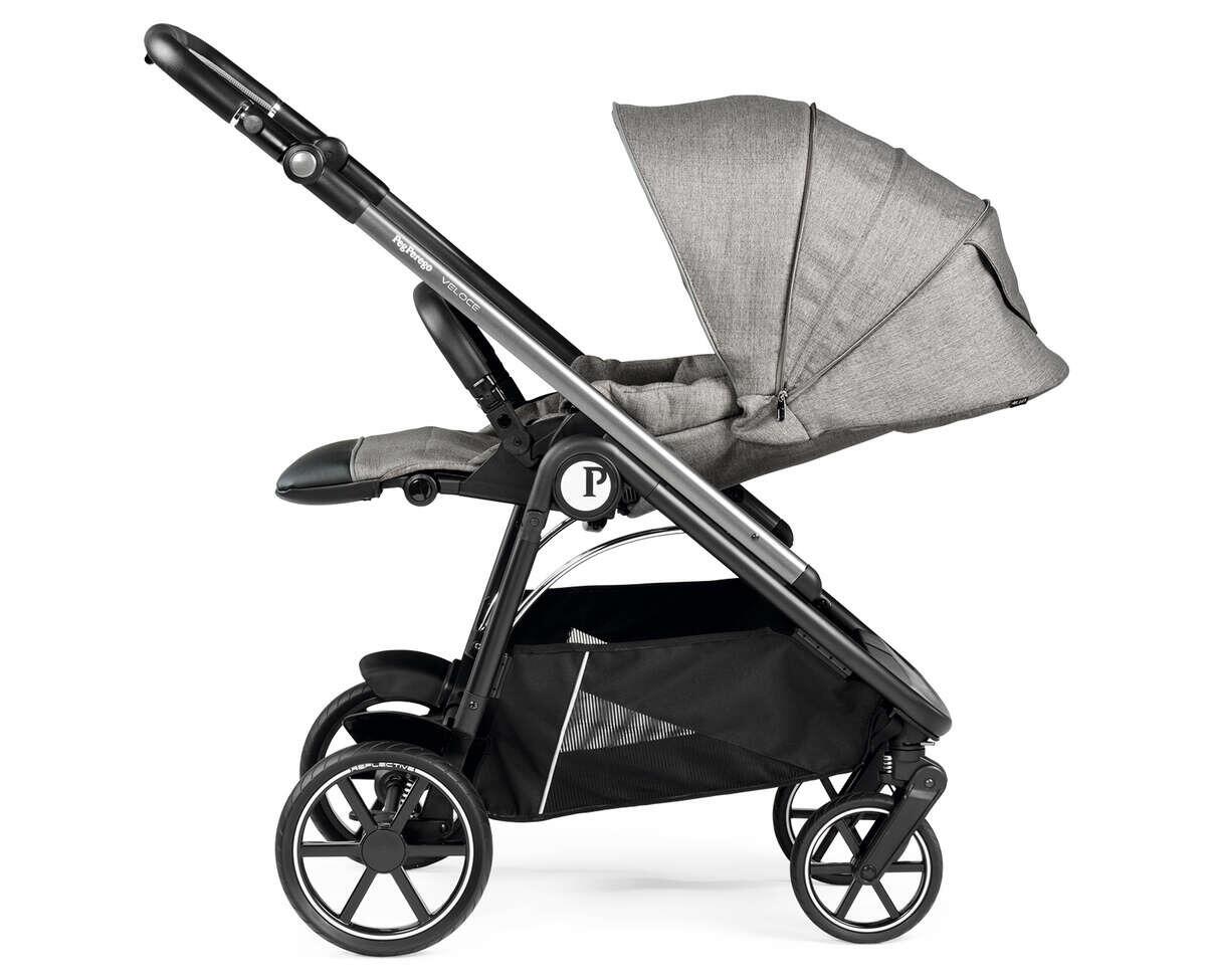 Peg Perego Veloce Stroller - City Grey  Peg Perego   