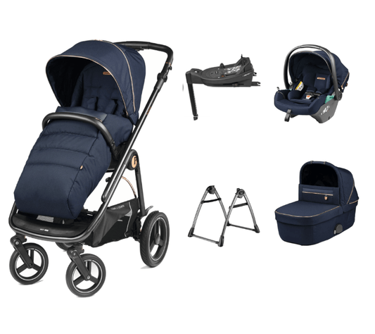 Peg Perego Veloce Town Country Travel System i-Size 360 Bundle - Blue Shine  Peg Perego   