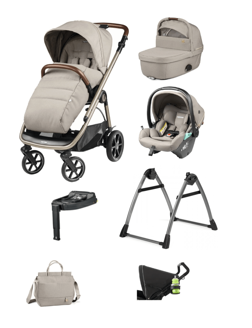 Peg Perego Veloce Town Country Travel System i-Size Accessory Bundle - Astral  Peg Perego   