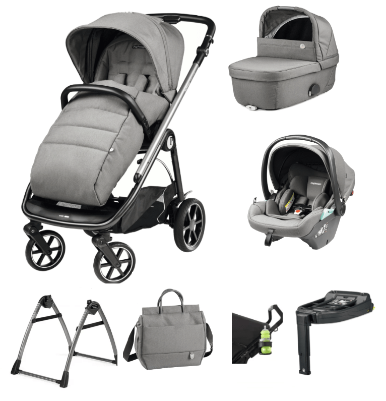 Peg Perego Veloce Town Country Travel System i-Size Accessory Bundle - Mercury  Peg Perego   