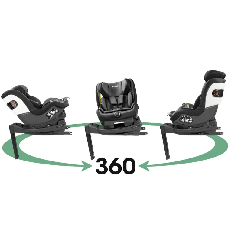 Peg Perego Viaggio Giro Group 1 2 Car Seat - Liquorice  Peg Perego   