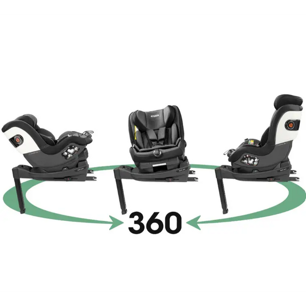 Peg Perego Viaggio Giro Group 1 2 Car Seat - Liquorice  Peg Perego   