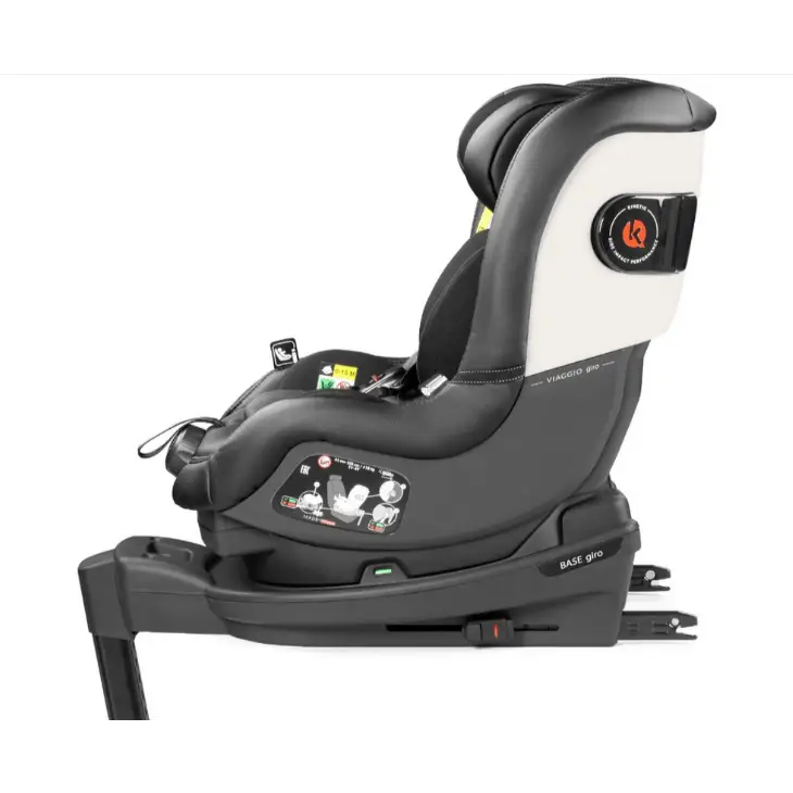 Peg Perego Viaggio Giro Group 1 2 Car Seat - Liquorice  Peg Perego   