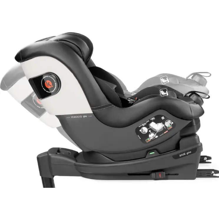 Peg Perego Viaggio Giro Group 1 2 Car Seat - Liquorice  Peg Perego   