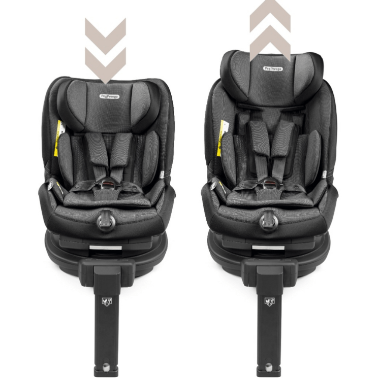 Peg Perego Viaggio Giro Group 1 2 Car Seat - Liquorice  Peg Perego   