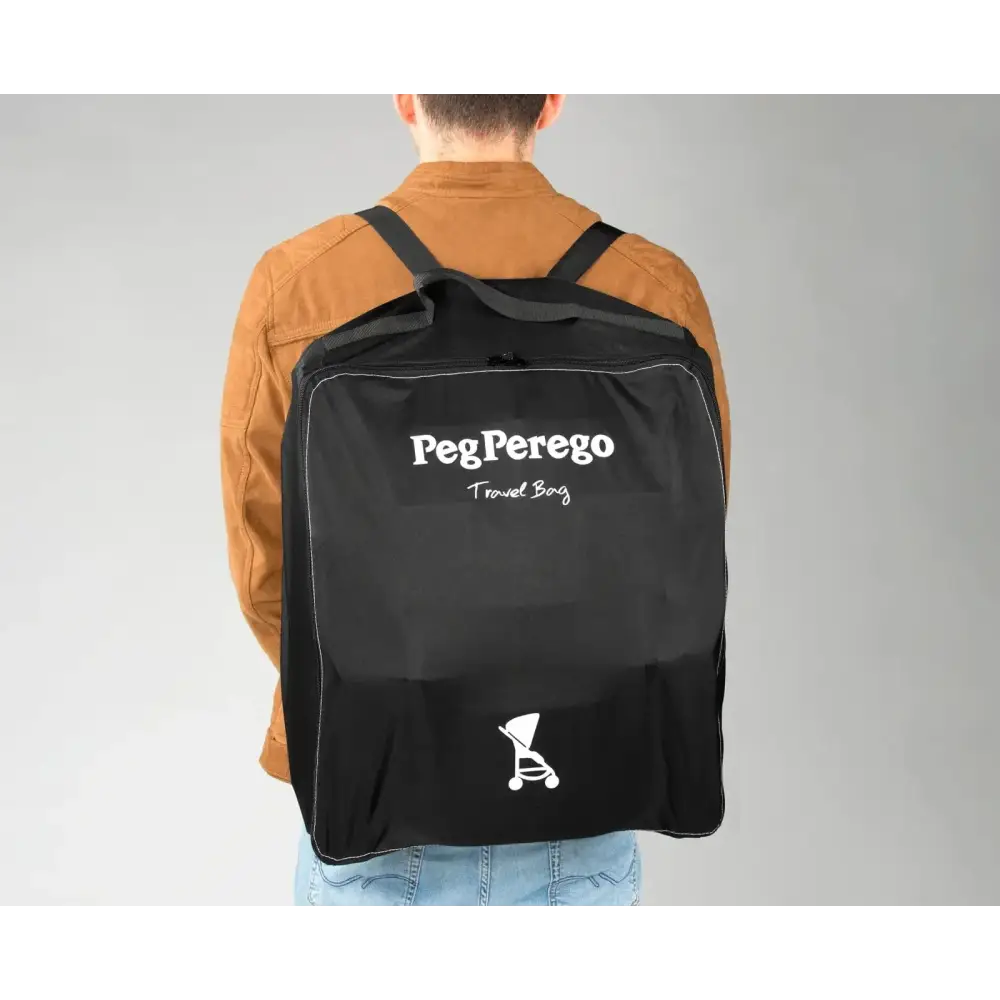 Peg Perego Volo Cabin Stroller Blue Shine with Travel Bag Peg Perego