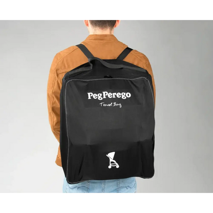 Peg Perego Volo Cabin Stroller Blue Shine with Travel Bag Peg Perego