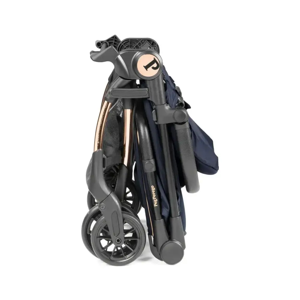 Peg Perego Volo Cabin Stroller Blue Shine with Travel Bag Peg Perego