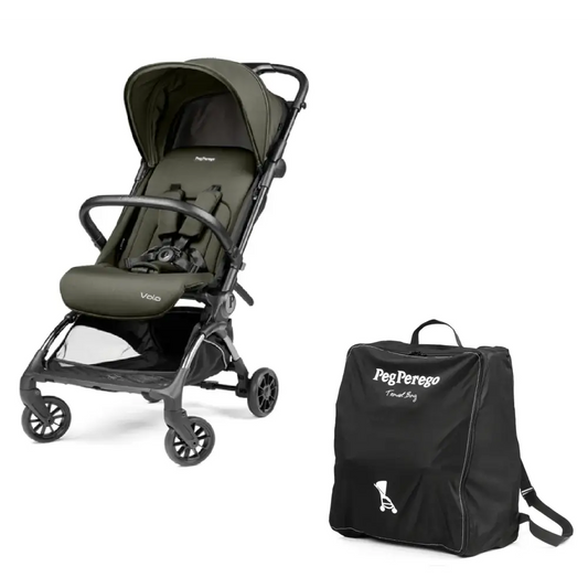 Peg Perego Volo Cabin Stroller Metal with Travel Bag Peg Perego