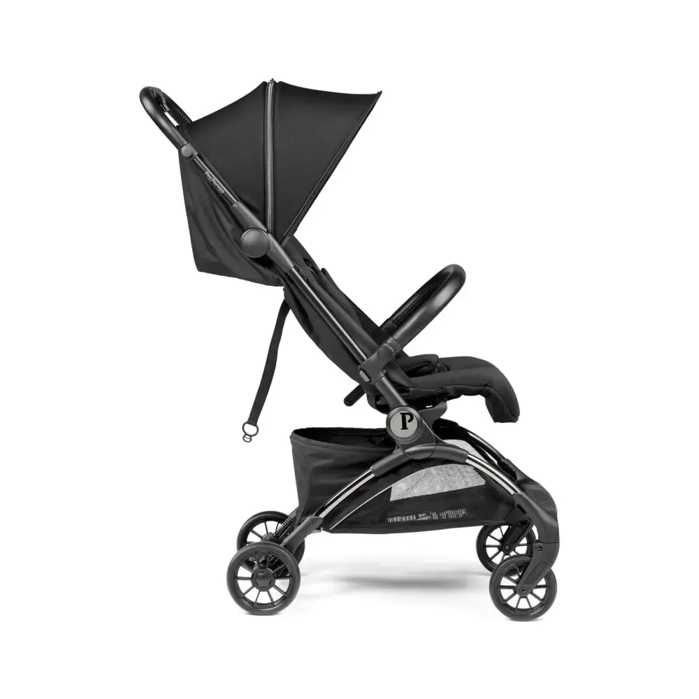 Peg Perego Volo Cabin Stroller True Black with Travel Bag Peg Perego