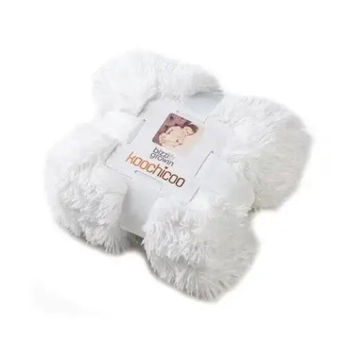 Pom Pom Blanket in White General bizzi growin