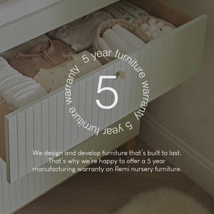 Cuddle Co Remi 3 Piece Nursery Furniture Set - Oak & Cashmere Cuddle Co