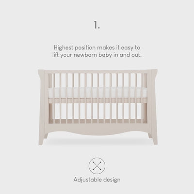 Cuddle Co Clara Mini Cot Bed - Cashmere General Cuddle Co