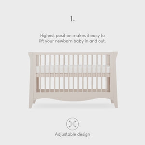Cuddle Co Clara Mini Cot Bed - Cashmere General Cuddle Co