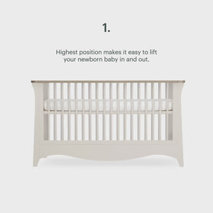 Cuddle Co Clara Luxe 2 Piece Nursery Furniture Set - Cashmere