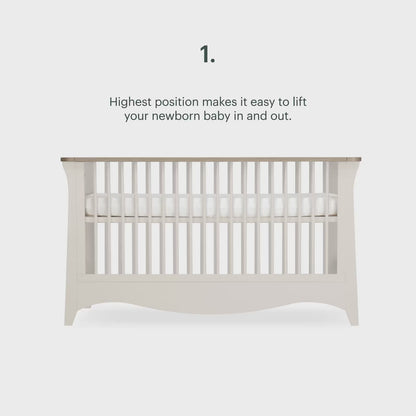 Cuddle Co Clara Luxe 2 Piece Nursery Furniture Set - Cashmere