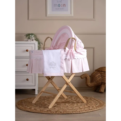 Princess Moses Basket and Stand Set