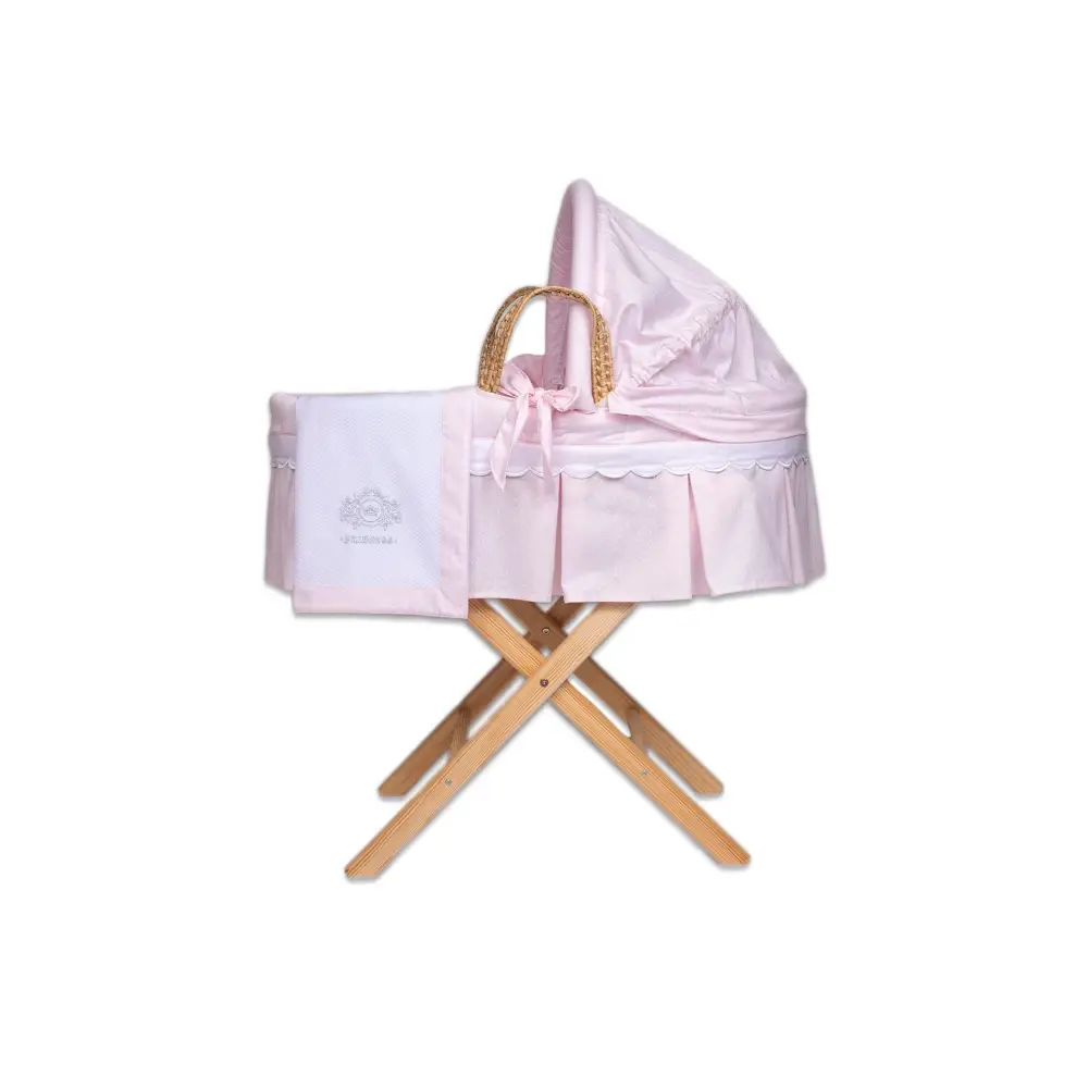 Princess Moses Basket and Stand Set