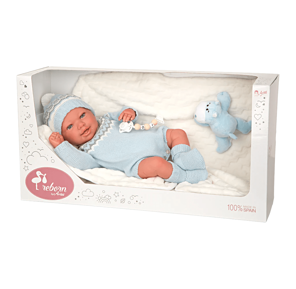 Re-born Baby Boy Realistic Doll Issan  Arias   