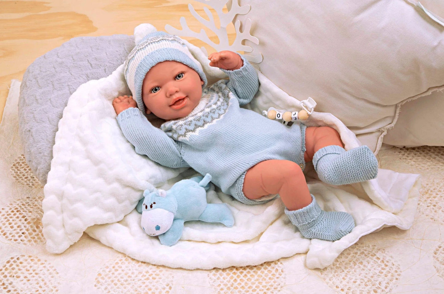 Re-born Baby Boy Realistic Doll Issan  Arias   