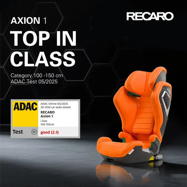 Recaro AXION 1 i-Size High Back Booster Car Seat 100–150cm – Hello Green - General