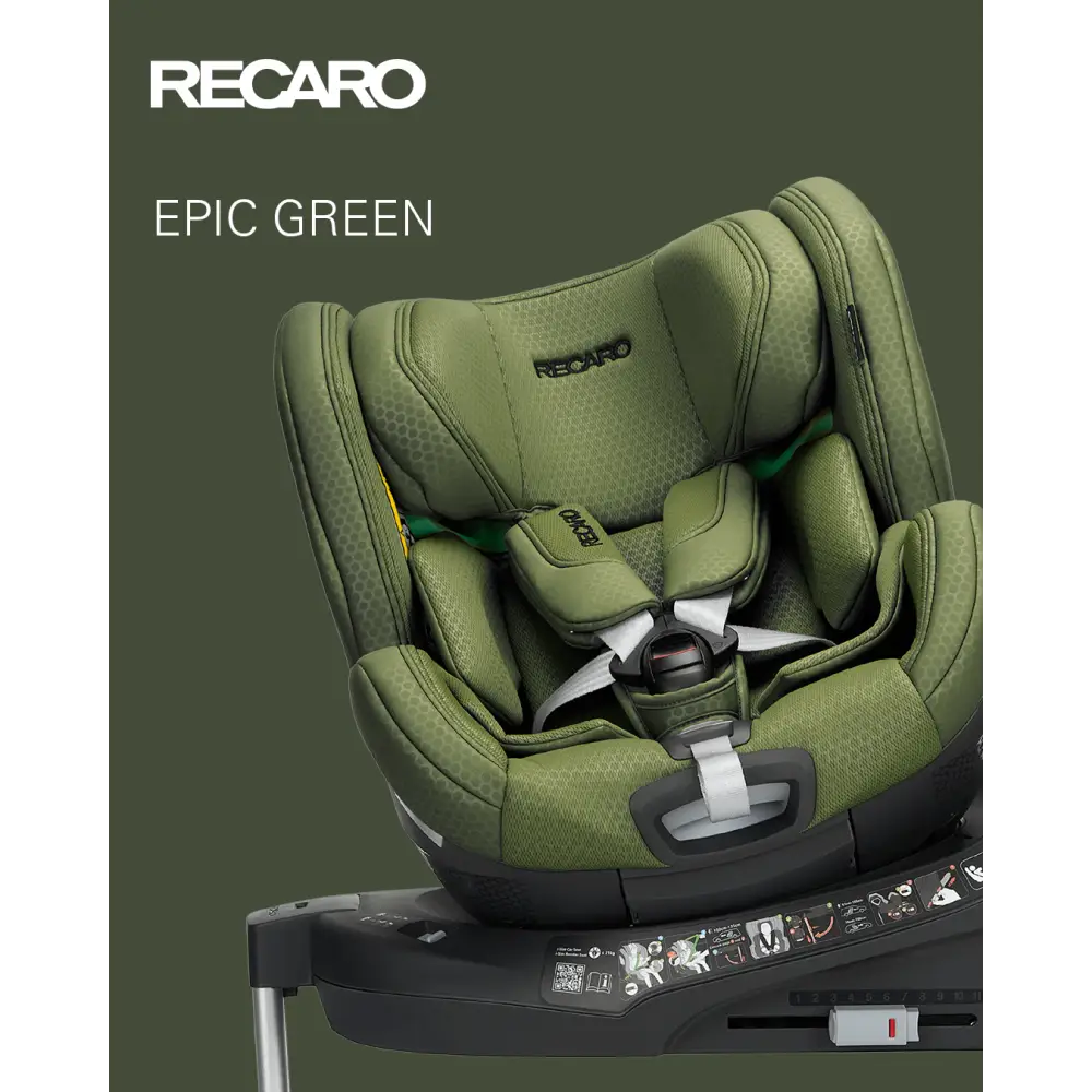 Recaro Xenon 1 Kid Baby Car Seat (61-125cm) - Epic Green General Recaro