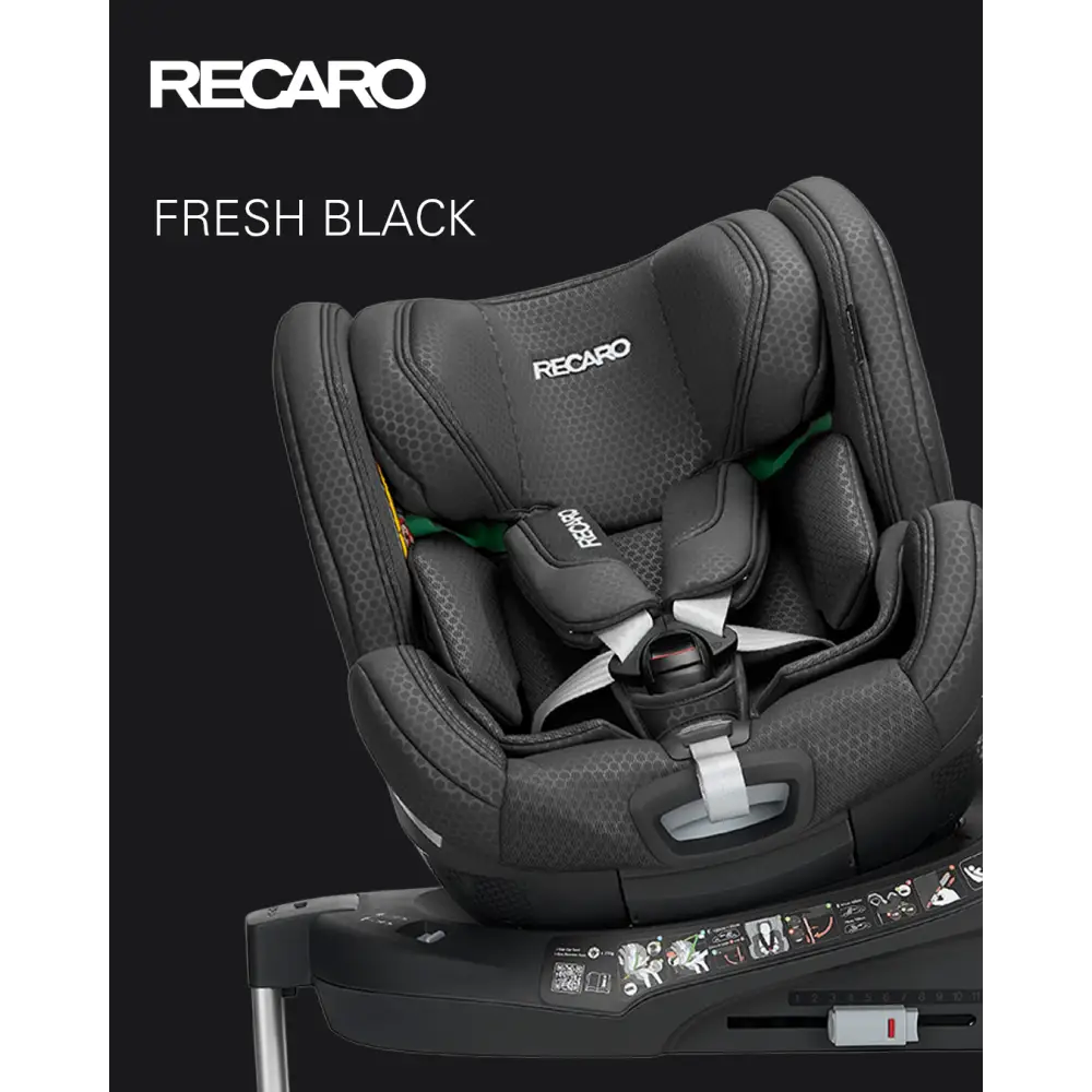 Recaro Xenon 1 Kid Baby Car Seat (61-125cm) - Fresh Black General Recaro