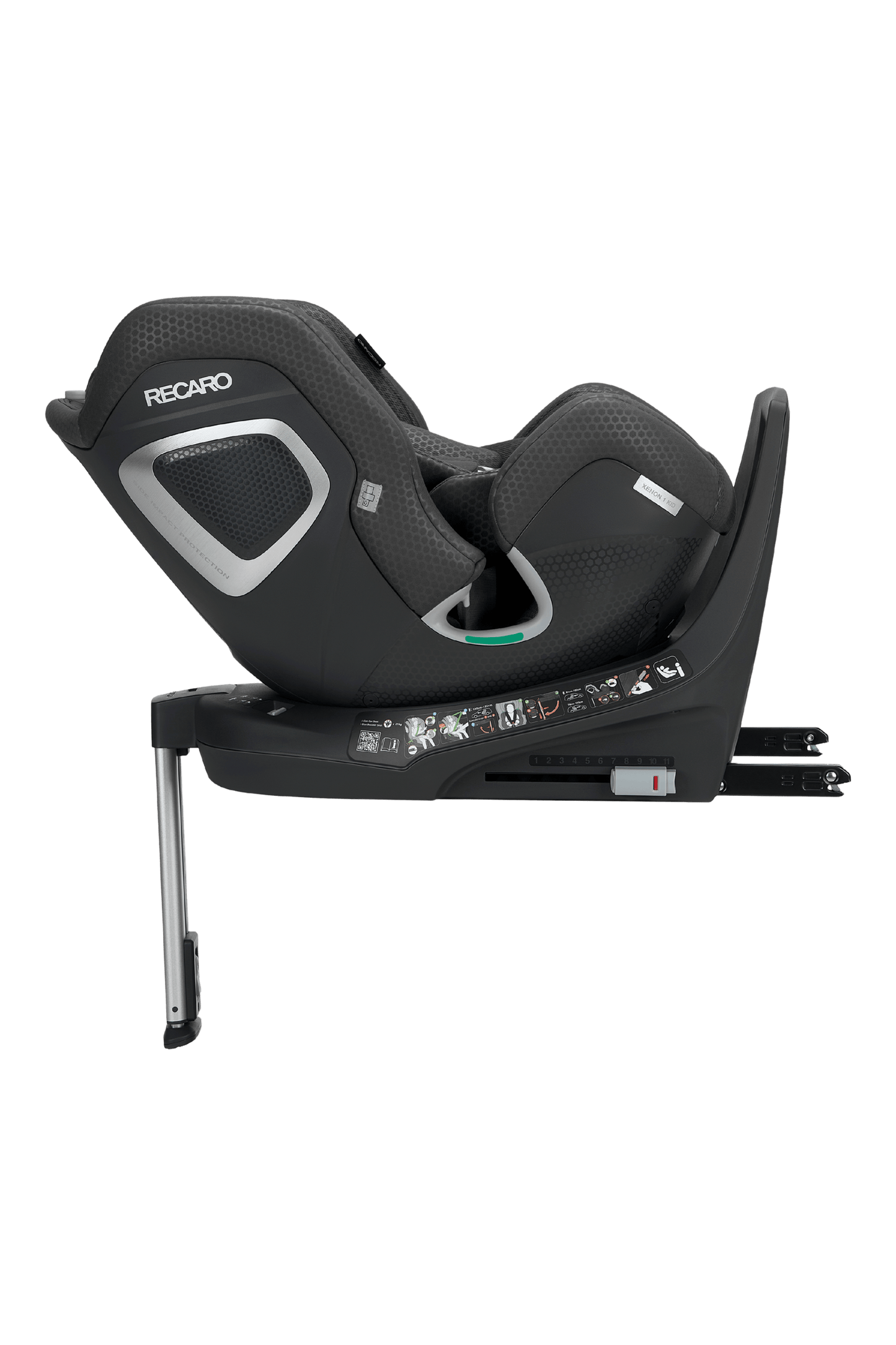 Recaro Xenon 1 Kid Baby Car Seat (61-125cm) - Fresh Black General Recaro