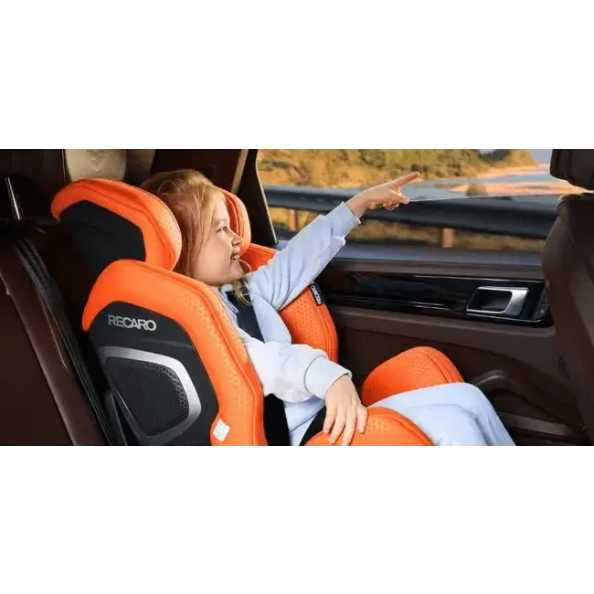 orange car seat and stroller Recaro Xenon 1 Kid Baby Car Seat (61-125cm)