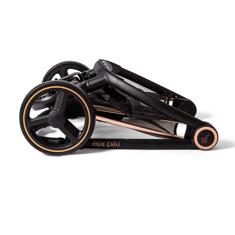 Black and rose gold travel system on sale