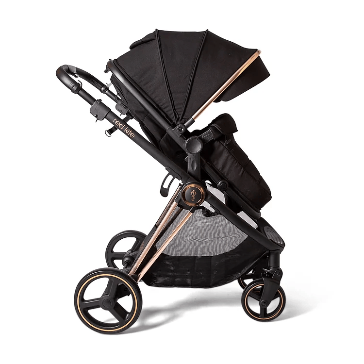 Red Kite Push Me Pace 3 in 1 Travel System - Black and Rose Gold  Red Kite   