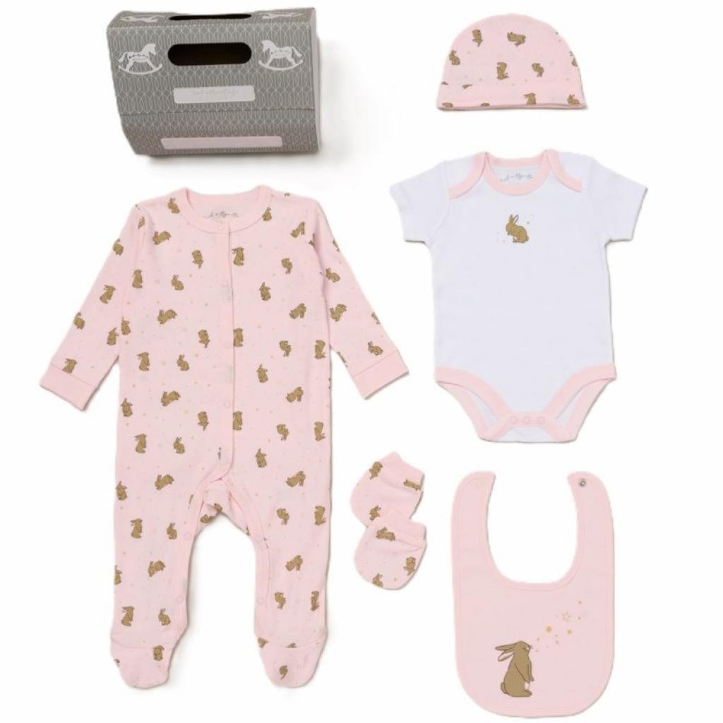 Rockabye Baby Bunny Set in Pink General rock a bye baby   