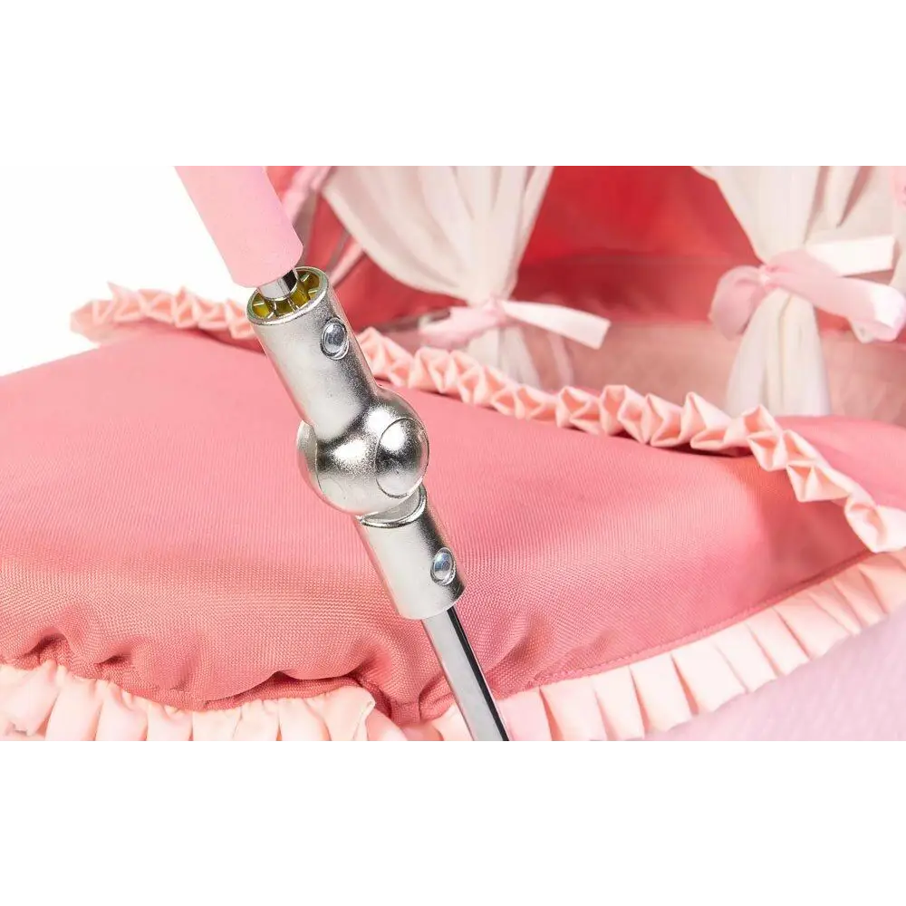 Roma Annie Classic Dolls Pram – Luxury Pink Dolls Pram for Ages 3 to 14 Roma Prams