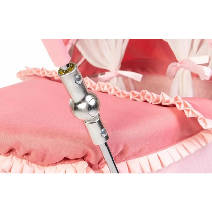 Roma Annie Classic Dolls Pram – Luxury Pink Dolls Pram for Ages 3 to 14 Roma Prams