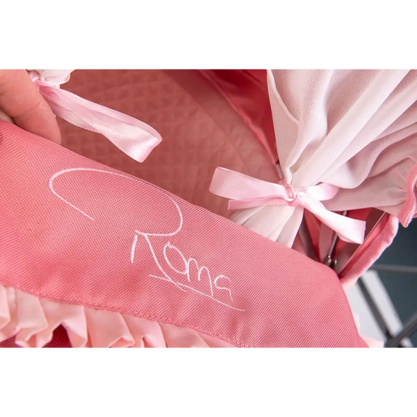 Roma Annie Classic Dolls Pram – Luxury Pink Dolls Pram for Ages 3 to 14 Roma Prams