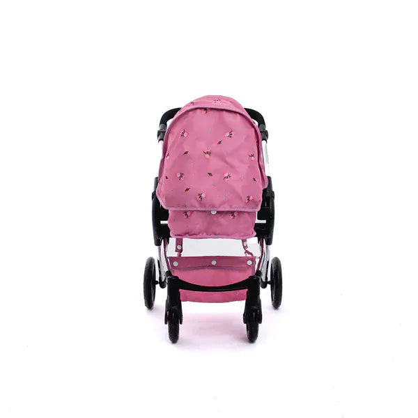 Roma Darcie Pink Dolls Pram – Pretty Single Dolls Pram for Ages 3–9 Roma
